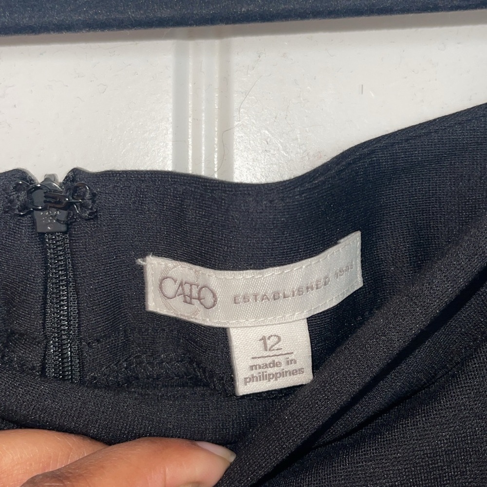 Cato Classic Black Pencil Skirt - Picture 3 of 6